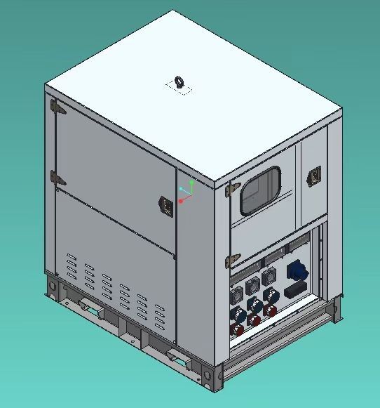 بازار سیستم ذخیره سازی انرژی باتری موبایل برای اجاره 60hz 70kw 140kwh